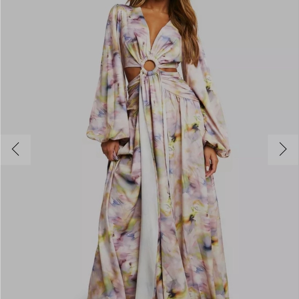 Boohoo Multicolor Maxi Dress